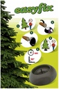 EasyFix klassiek kerstboomstandaard metaal D 39 cm mat zwart